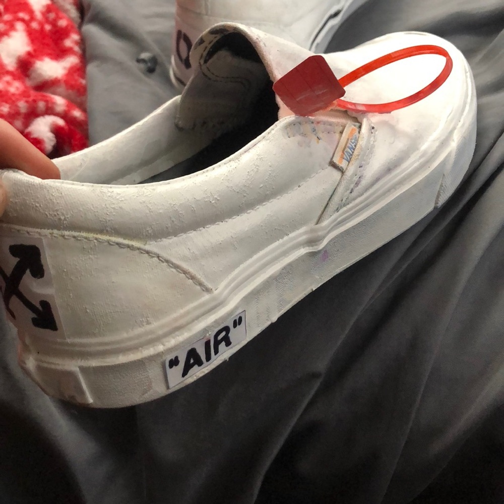 Off white custom vans